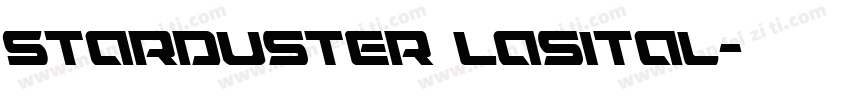 Starduster Lasital字体转换